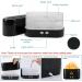 Flame Essential Oil Diffuser - Augot Aroma Diffuser with 5 Color Changing Flame Light No-Water Auto-Off Noiseless Humidifier for Spa Home Office & Yoga - Black - Buy Online on GoSupps.com