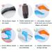 48Pcs Glasses Ear Grip Colorful Non Slip Eyeglasses Ear Hooks for Work Soft Silicone Rubber Ear Hooks for Adults Multicolour - Buy Online on GoSupps.com