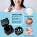 Denture Case & Cup with Strainer for Retainers, Guards - Portable Bath for Travel & Cleaning (Black) - Buy Online on GoSupps.com