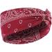 HIXNUG 3 Pieces Boho Headband Bandana Women Retro Flower Printed Twist Elastic Turban Head Wraps Hair Accessories - Buy Online on GoSupps.com