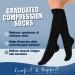 Laite Hebe Compression Socks - 4 Pairs for Women & Men - Best Support for Nurses, Running & Athletic - Black/White/Grey/Navy - Small/Medium - Buy Online on GoSupps.com