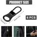 6-Piece Dark Gray Zipper Replacement Set - Removable Zipper Slides for Jackets Pants Shoes Suitcases & Backpacks - Buy Online on GoSupps.com