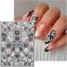 3D Halloween Nail Stickers 6 Sheets 5D Self-Adhesive Embossed Nail Decal Ghosts Nail Art Decoration Design Supplies - Buy Online on GoSupps.com