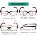 Eyekepper 5-Piece Classic Spring Hinge Reading Glasses Set | Leopard Temples & 3.0 Diopter Transparent Lenses - Ideal for Sun & Indoor Use - Buy Online on GoSupps.com