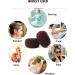 Hair Donut brown Hair Bun Donut Hair Bun Maker 4 Pcs Donut Bun Maker Hair Doughnut Brown for Hair with 20 Pcs U-Shaped Hair Pins for Girls Kids and Women - Buy Online on GoSupps.com