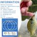 Aventik 3pc Premium Fly Fluorocarbon Tapered Leader Set 9ft - Freshwater, Saltwater - Pro Looped X0 to X7, 5X-4.3LB - Buy Online on GoSupps.com