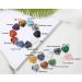 YATOJUZI 20PCS Natural Heart Healing Crystals Set - Rose Quartz and Amethyst Love Stones - Chakra Reiki Balancing Kit - Buy Online on GoSupps.com
