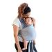 Moby Easy-Wrap Carrier: Baby Carrier and Wrap in One for Newborns to Toddlers | Holds up to 33 lbs | Smoked Pearl - Buy Online on GoSupps.com