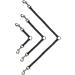 Guardian Gear Nylon 2-Way Coupler for Small Dogs | Durable Black Coupler with Nickel Plated Clip | 10.2cm (4 inch) Shipping Worldwide - Buy Online on GoSupps.com