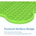 Dog Lick Pad 2 Pack - Slow Feeder Bone-Shaped Mat for Boredom Relief - Ideal for Yogurt & Peanut Butter - Green - Buy Online on GoSupps.com