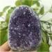 Amethyst Rough Stone 2pcs Natural Uruguay Dream Amethyst Quartz Crystal Cluster Specimen Gifts 500-600g/pc - Buy Online on GoSupps.com