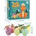 6PCS Boules de Bain Enfant avec Surprise Dinosaure l'int rieur Coffret de Bombes de Bain Naturelles Moussant aux Huiles Essentielles Cadeau pour Anniversaire et No l Gar ons et Filles - Buy Online on GoSupps.com