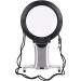 4.2 Inch Neck Hang Magnifying with Lights 6X 2X Lens Hands Free Lighted Reading Magnifier Desk Stand Full of Stars