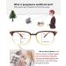 Gaoye Blue Light Blocking Progressive Multifocus Reading Glasses | Brown-yellow | 3.0x | Men & Women - Buy Online on GoSupps.com