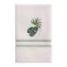 Avanti Linens - Fingertip Towel, Soft & Absorbent Cotton Towel (Viva Palm Collection),White White Embroidered Fingertip Towel