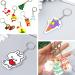 OFNMY 125 Piece Heat Shrink Plastic Sheet Kit for Kids Creative Craft Making - Includes Shrinky Art Paper and Keychains for Homemade Shrinky Dinks and Handprint Keychains - Perfect for Christmas Gifts - Buy Online on GoSupps.com