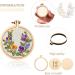 Mini Embroidery Hoop Set - Wooden Rings for DIY Pendant Crafts (16 Sets) - Buy Online on GoSupps.com