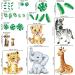 DECOWALL DSL-8067 Jungle Animals Wall Stickers - Safari Decals for Baby Nursery & Kids Room D cor - Buy Online on GoSupps.com