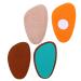 FOMIYES 4 Pairs Half Size Pad of Foot Inserts Front Palm Pad Half Sole Mat Anti Skid Insoles Metatarsal Cushion Sports Shoe Inserts Shoe Adhesive Pads High Heel Orthopedic Emulsion Women's