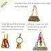 Seagrass Bird Hammock Swing Mat - Colorful Chewing Toy for Parrots & Lovebirds - Buy Online on GoSupps.com
