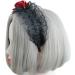 Day of The Dead Floral Headband with Long Veil Flower Crown Festival Headband (Style D) - Buy Online on GoSupps.com