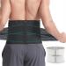 Back Brace Lumbar Support Adjustable Back Lumbar Support Belt Breathable Waist Brace Strap Lumbar Belt Waist Belt(Black Large) Large Black - Buy Online on GoSupps.com