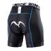 Nicewin bike underpants men with seat cushion cyclists underwear 4D padded bicycle pants short breathable fast -drying shockproof men bike underpants L blue