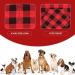 Red Buffalo Plaid Dog Hoodie Sweater for Large Dogs - Cozy, Warm, and Breathable - Buy Online on GoSupps.com