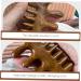 Combined Brake Head Massage & Care Camp Chamber - Wooden Wide Tooth Comb for Curly Hair | Ideal for Men - Buy Online on GoSupps.com