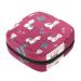 Alpaca Cactus Pattern Cute Animal Sanitary Napkin Storage Bag for Girls Women Portable First Period Pads Bag Tampons Holder Girls Travel Makeup Bag Large Capacity Multicoloured 19