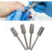 Tungsten Nail Glue Remover Drill Bits Set 4 Pieces Steel Nail Grinding Heads for Beauty Salon Use M C F XF - Buy Online on GoSupps.com