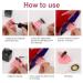 MWOOT 6-Piece Nail Magnet Tool Set | 3D Cat Eye Nail Art Magnet Pen for Gel Polish | Magical Nail Tools for Perfect Nail Designs - Buy Online on GoSupps.com