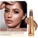 3pcs Contour Beauty Wand Blush Highlighter Set - Trio of Liquid Cream Face Rouge, Bronzer, and Luminizers with Cushion Applicator for Smooth Blendable Moisturizing Waterproof Makeup (020405) - Buy Online on GoSupps.com
