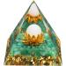 MXiiXM Orgone Pyramid Positive Energy Crystal Pyramid Flower of Life Quartz with Agate Protection Crystals Energy Generator for Stress Reduce Healing Meditation Attract Wealth Lucky (Lotus White) - Buy Online on GoSupps.com