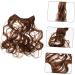 HAPINARY Wavy Hair Extensions Hair Clips for Curly Hair Crown Bows for Girls Ponytail Evil Eye for Car Curly Hair Wigs Straight Human Hair Wig High Temperature Wire Extend Curls 66x26x0.8cm Light Brown - Buy Online on GoSupps.com