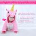 Doladola Baby's Pink Unicorn Hooded Romper | Toddler's Jumpsuit for Autumn Winter | 2-3.5 Years - Buy Online on GoSupps.com