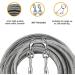 XhuangTech 16.4ft Dog Tie Out Cable with 16 inches Heavy Duty Spiral Ground Stake Spike for Dog Up to 130 lbs for Playing Camping and Backyard in Ground - Buy Online on GoSupps.com