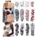 Temporary Tattoo Sticker Full Arm Large Size Fake Tatoo for Man Woman 12 Sheets 12sheets