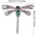 Rhinestone Dragonfly Beaded Patch - 2 Piece Set for DIY Clothing Decoration - Buy Online on GoSupps.com