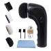Electric Shoe Shine Kit, Sansent Electric Shoe Polisher Brush Shoe Shiner Dust Cleaner Portable Wireless Leather Care Kit for Shoes Darkblack