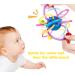Zooawa Bite Ring for Babies - Food-Grade 360 Rotating BPA-Free Teething Toy | Soft TPU Multi-Colored Teething Aid for Toddlers - Buy Online on GoSupps.com