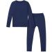 TSLA Kid's Soft Fleece Lined Thermal Underwear Set - Navy, Size 12 - Buy Online on GoSupps.com