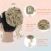 S-Noilite Claw Clip Messy Bun Hair Piece - Ash Blonde 24 | Curly Wavy Updo Chignon Ponytail Extension for Women - Buy Online on GoSupps.com