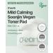O EARTH Mild Calming Vegan Toner Pad - Exfoliating Soothing Moisturizing with Halla Mountain Dandelions & Hyaluronic Acid - EWG Green Certified 60 Sheets - International Shipping Available - Buy Online on GoSupps.com