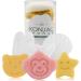 Konjac Sponge Baby Set (6 Pack) Natural Organic Konjak Facial Bath Sponges for Body Face Gentle Cleansing and Exfoliating with String - Baby Boy Girl Newborn Essentials