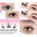 12mm C Curl Mink Individual Lashes - 60 Cluster Eyelash Extensions for Natural, Wispy Look | EYDEVRO - Buy Online on GoSupps.com