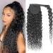 Human Hair Ponytail Hair Piece Deep Wave Wrap Around Pony Tail Clip In Wave Curly Hair Extensions 8-24" Brazilian Human Hair Ponytails Hairpiece for Black Women Ponytail Hairpiece for Women (Color 10inches Wrap Around Ponytail - Buy Online on GoSupps.com