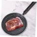RUNROTOO 1pc maifan cookware Non Sticking Frying pan 12 inch nonstick Frying pan Egg pan Granite Skillet pan pan Cooking pan Non Stick Ceramic Griddle nonstick Skillet deep Steak pan Fried 34x18.5x2cm Black - Buy Online on GoSupps.com