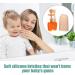 NOLITOY Silicone Baby Toothbrush Training Set - Teething Infant Oral Care - Toddler Gum Brush - Orange - Buy Online on GoSupps.com