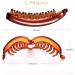 High-Quality RC Roche 6-Piece Ponytail Hair Clip Set - Medium Brown Banana Clasps for Volume | Durable Women's Accessories - Buy Online on GoSupps.com